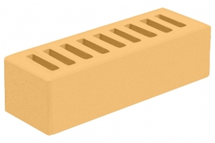 Кирпич облицовочный пустотелый евро Янтарь 0,7НФ М-175 ГКЗ