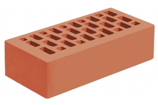 Кирпич облицовочный пустотелый одинарный Красный M-175 ГКЗ (480)