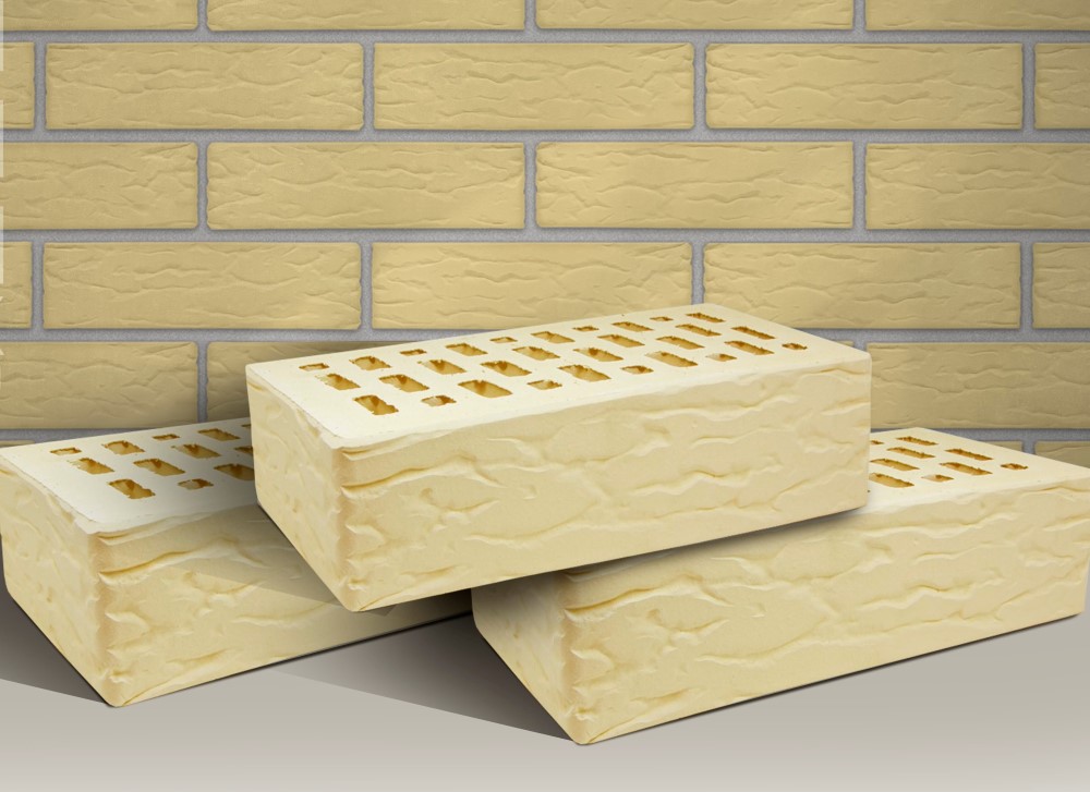 Стена Слоновая кость рустик