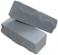 Кирпич облицовочный силикатный полнотелый рустированный полуторный Серый М-150 м.п. МЗСК (280)