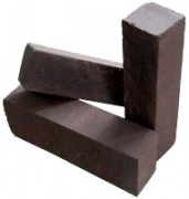 Кирпич облицовочный силикатный полнотелый колотый полуторный Коричневый М-150 м.п. МЗСК (560)