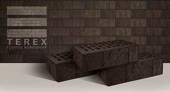 Кирпич облицовочный пустотелый одинарный Какао Шале М-175 TEREX (480)
