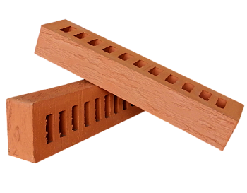 Кирпич керамический пустотелый евро Красный Rock 0,75НФ (ригельный) М-200 (570)