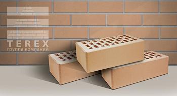 Кирпич облицовочный пустотелый полуторный Солома М-150 TEREX (320)