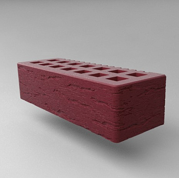 Кирпич облицовочный пустотелый евро Бордо Ольха-2 M-150, M-175 СЗЛК