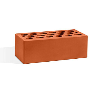 Кирпич пустотелый керамический полуторный лицевой М-150 Персик (280)