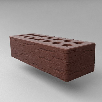 Кирпич облицовочный пустотелый евро Шоколад Ольха-2 M-150, M-175 СЗЛК