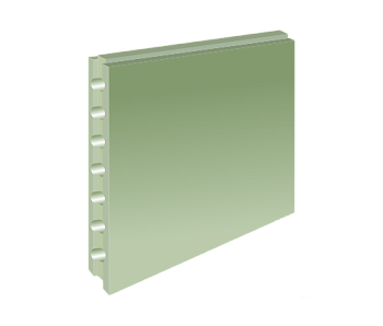 Плита гипсовая пазогребневая пустотелая АКСОЛИТ 80мм влагостойкая