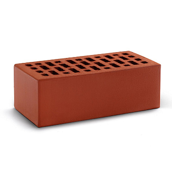 Кирпич облицовочный пустотелый полуторный Красный M-175/100 КС-Керамик