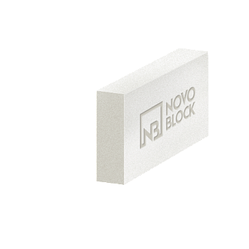 Газобетонный блок перегородочный 625x250x100 D600 NOVOBLOCK / 1,875м3/под