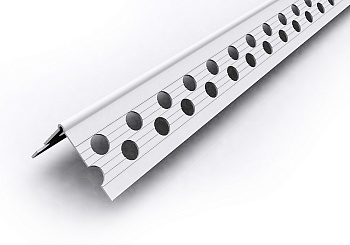 Угол ПВХ перфорированный 25*25 мм дл. 3м