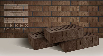 Кирпич облицовочный пустотелый одинарный Мокко Шале М-175 TEREX (480)