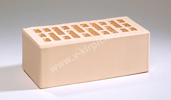 Кирпич облицовочный пустотелый полуторный Слоновая Кость (УС) M-175 ВКЗ