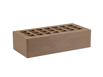 Кирпич облицовочный пустотелый одинарный Темно-Коричневый M-200 (480) ЖКЗ