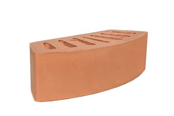 Кирпич облицовочный пустотелый одинарный Фасонный Колонна Абрикос Д-510 M-125-150 (320) АСПК