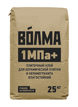 Клей плиточный Волма "1 МПа Плюс", 25 кг / 48 шт/под