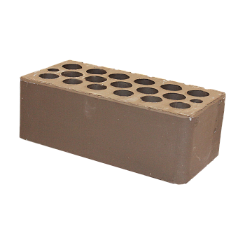 Кирпич облицовочный пустотелый полуторный Шоколад Византия M-150 Ключищи (320)