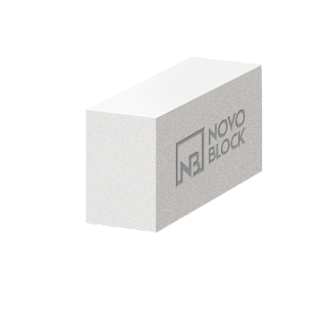 Газобетонный блок стеновой 600x200x300 D500 NOVOBLOCK / 1,8 м3/под