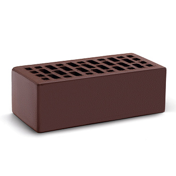 Кирпич облицовочный пустотелый полуторный Шоколад M-150/100 (УС) КС-Керамик