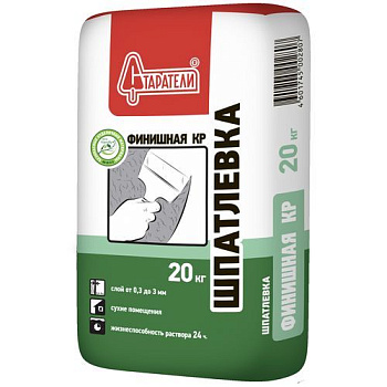 Шпатлевка полимерная финишная "Старатели КР", 20 кг / 70 шт/под