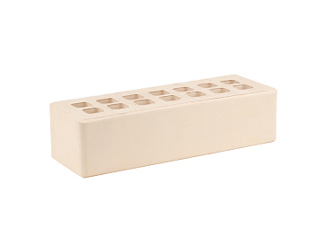 Кирпич облицовочный пустотелый евро Слоновая Кость 0,7НФ М-200 (660) ЖКЗ