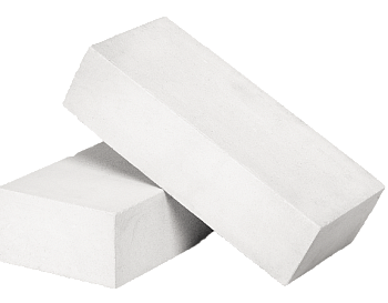 Кирпич рядовой силикатный полнотелый одинарный Белый М-200 б.п. МЗСК (614)