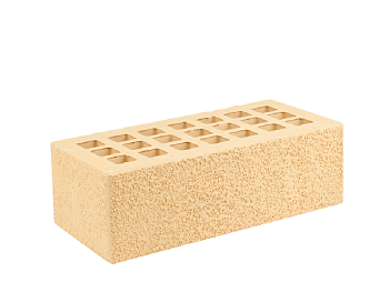 Кирпич облицовочный пустотелый полуторный Соломенный Пена М-200 (352) ЖКЗ