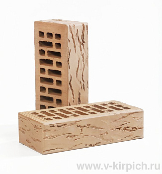 Кирпич облицовочный пустотелый одинарный Крафт Руст M-175 (УС) ВКЗ